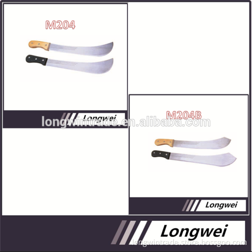 High quality surgarcane machete M204 with wooden handle